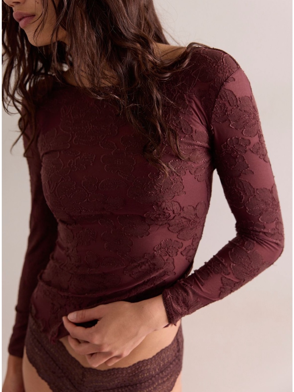 Free People Night Shift Layering Top